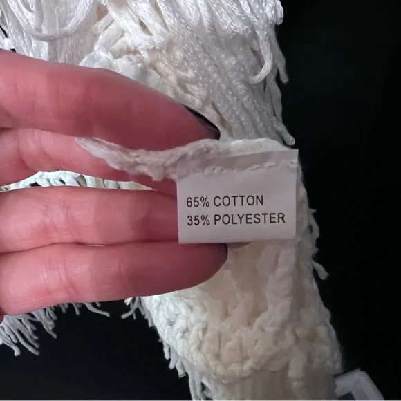 Michael Farrell women vest crochet Size:S Color white Boho, Festival, Summer - Picture 8 of 11